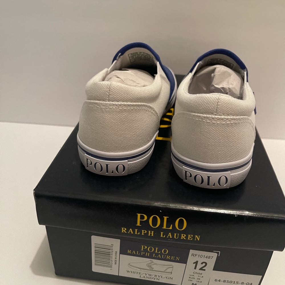 Brand new slip on grade school polo sneakers - Picture 3 of 3